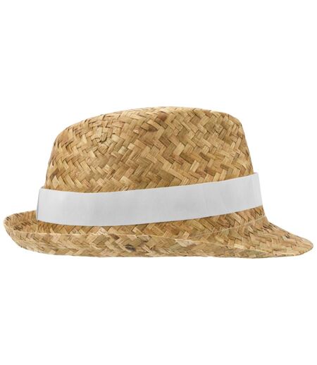 Chapeau d´été pricus adulte naturel / blanc Floso