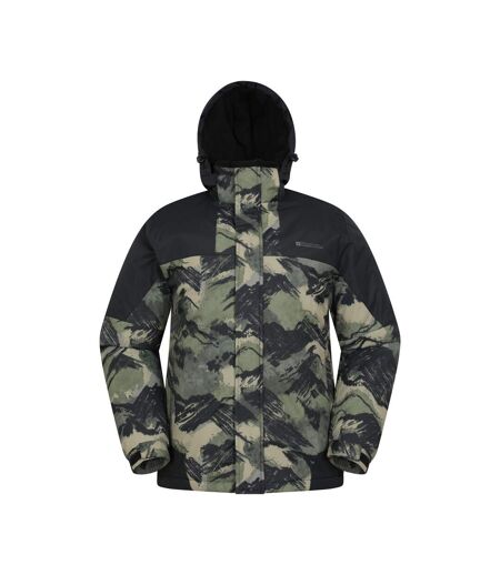 Blouson de ski shadow homme vert foncé / noir Mountain Warehouse