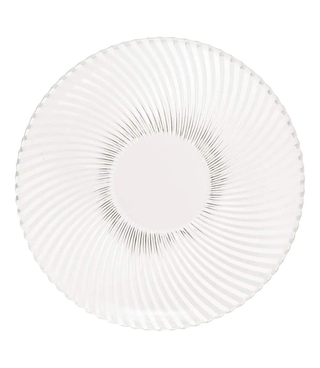 Lot de 6 Assiettes Plates Odyssée 26cm Transparent-1