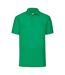 Mens 65/35 polo shirt kelly green Fruit of the Loom