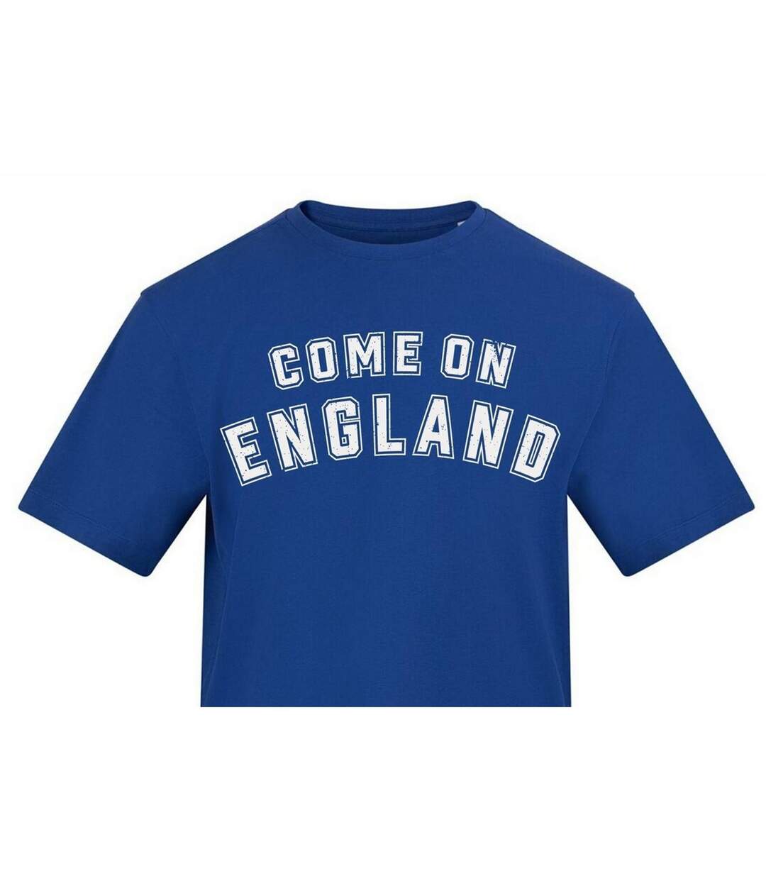 T-shirt Come On England Homme Bleu AWD-4