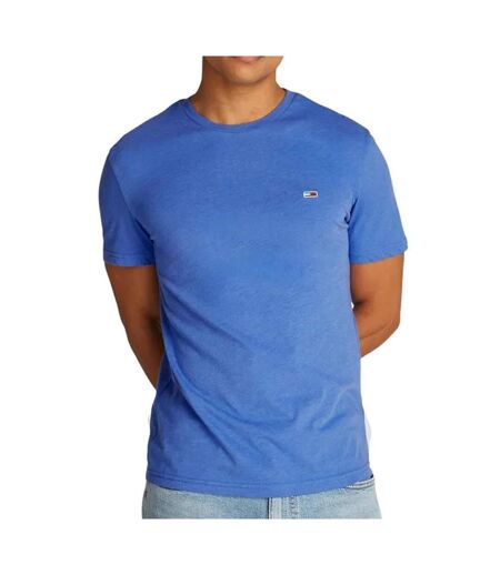 T-shirt bleu moyen homme tommy hilfiger jaspe dm0dm20363 - l
