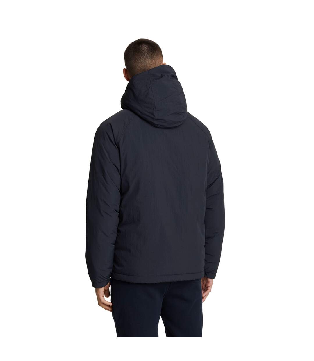 Mens padded puffer jacket dark navy Lyle & Scott