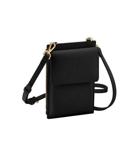 Boutique phone carry case one size black Bagbase