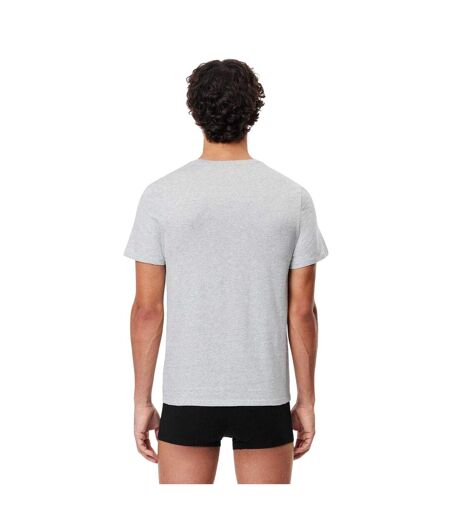 Lot De 3  T-shirts Essentials Homme Blanc Argenté Noir Lacoste