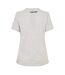Womens/ladies Lucy T-shirt Grey Head-2