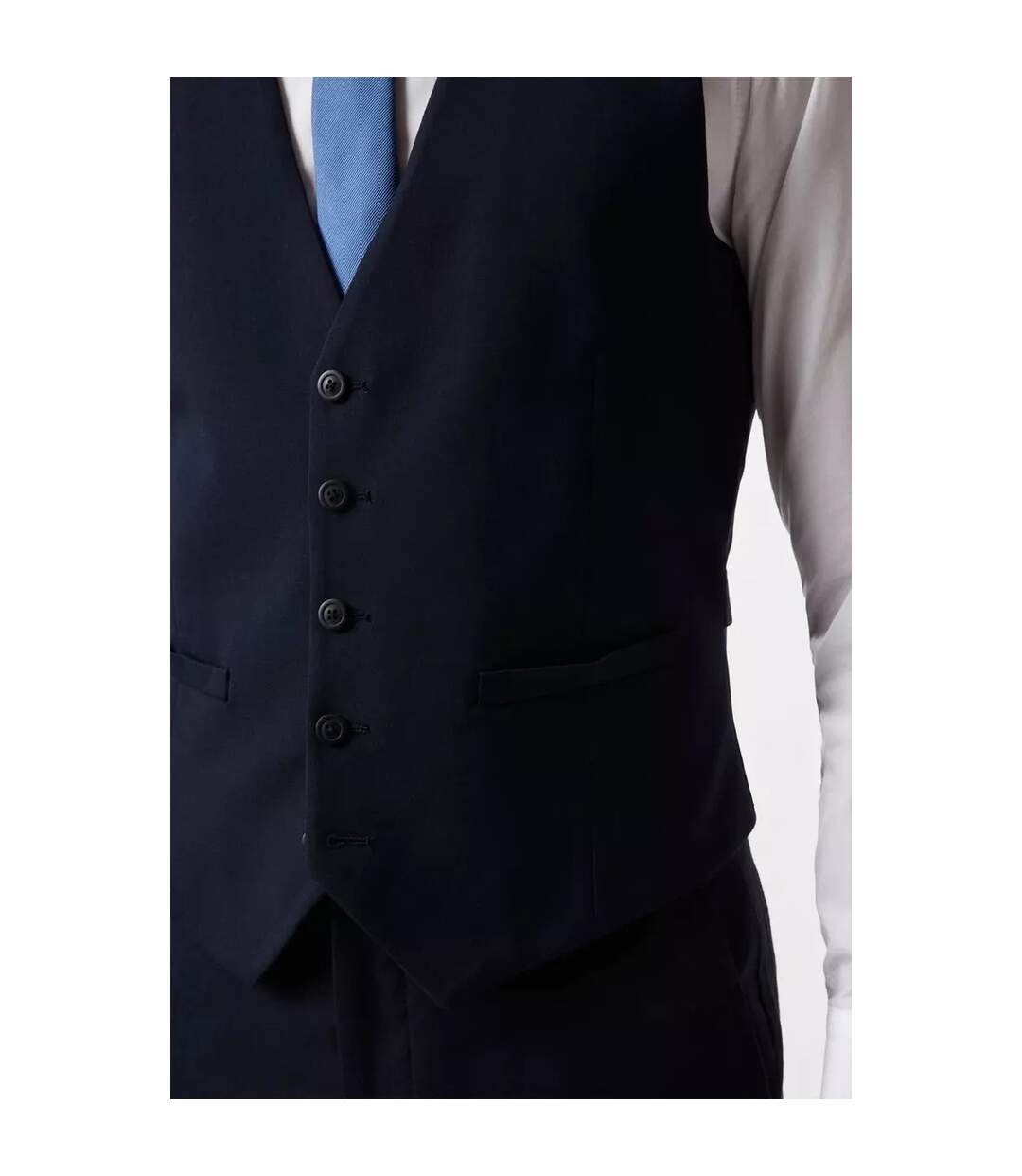 Burton Mens Essential Plus And Tall Tailored Vest (Navy)