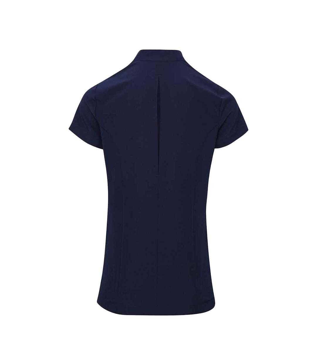 Womens/ladies Blossom Short Sleeve Tunic Navy Premier-2