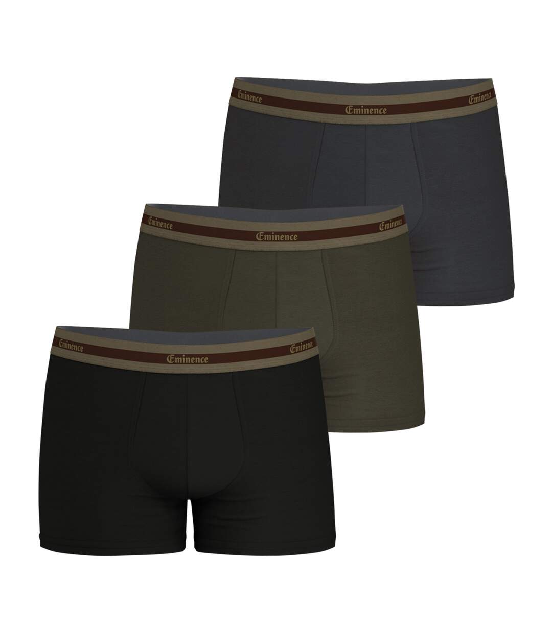 Lot de 3 boxers homme Sélection Coton Bio Eminence-1