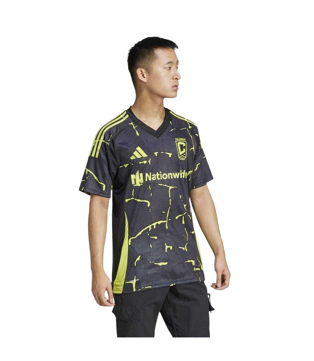Maillot Extérieur Motif/style Adidas 25/26 Homme Noir Columbus Crew-4