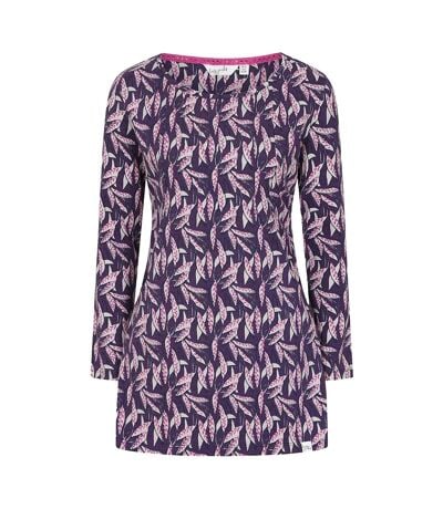 Tunique Motif/style Orge Femme Violet Lazy Jacks