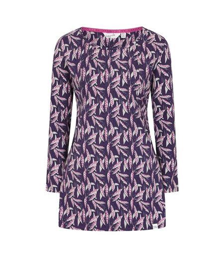 Tunique Motif/style Orge Femme Violet Lazy Jacks