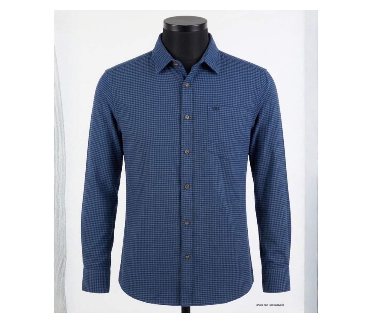 CHALLENGER TIBAULT1 - Chemise à carreaux manches longues en Coton gratté pour une chaleur naturelle-3