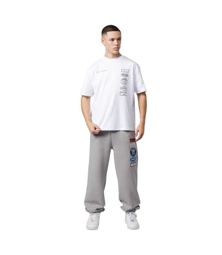 T-shirt Motif/style Badge 2.0 Homme Blanc Mercier