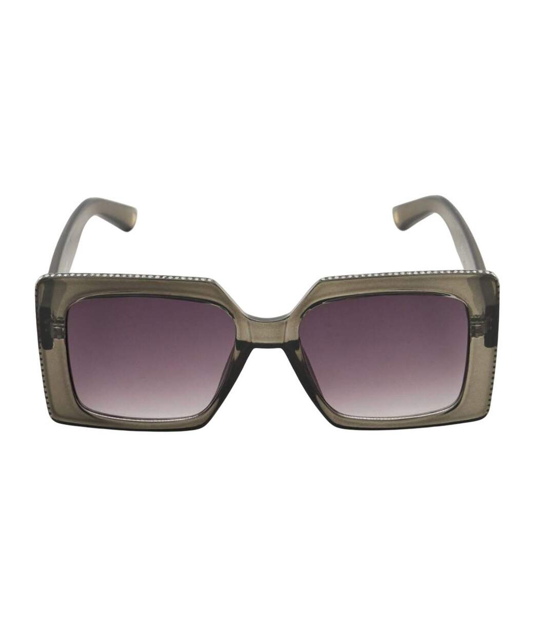 Glitzy Diamante Sunglasses One Size Grey Dune London-1
