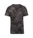 T-shirt Motif/style Camouflage Adulte Gris Foncé Build Your Brand-1