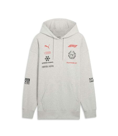 Sweat à capuche gris homme puma f1 racing