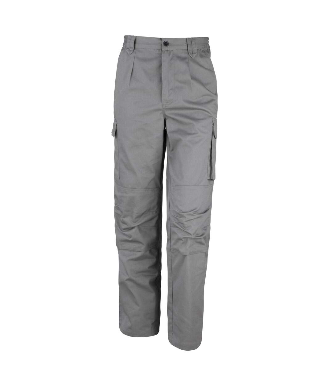 Mens Action Long Trousers Grey WORK-GUARD By Result-2