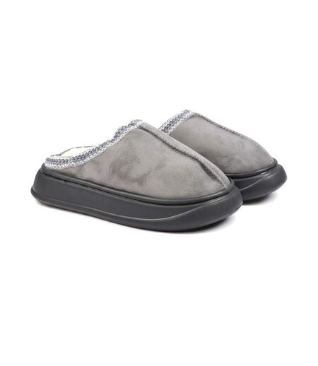 OZABI Mules Femme Style Scandinave, Intérieur Fourré, Semelle Antidérapante