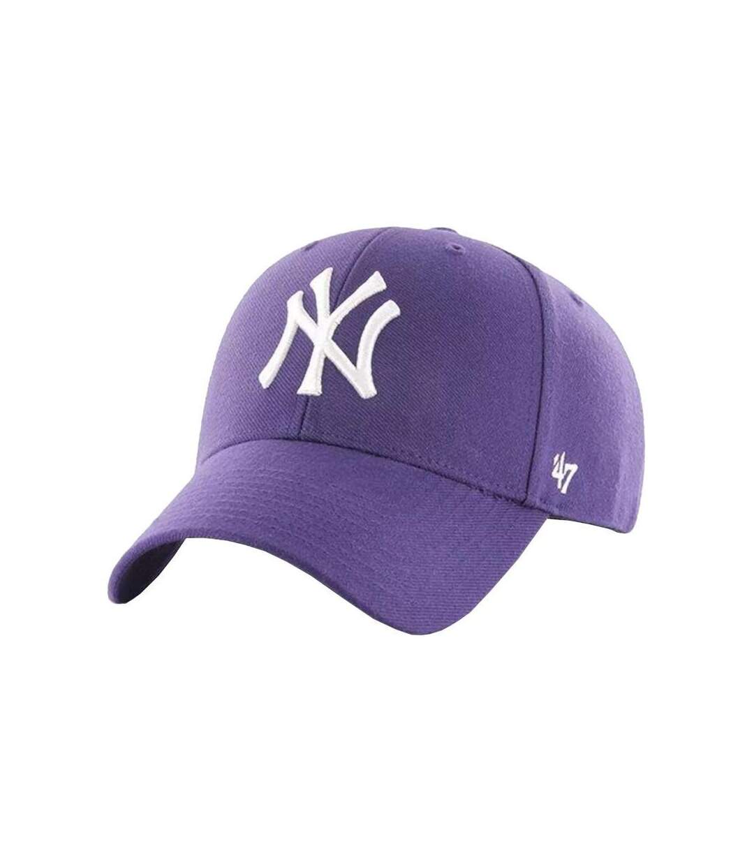 Casquette De Baseball Motif/style New York Yankees Adulte Violet Clair 47-1