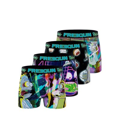 Lot de 4 Boxers homme Rick and Morty G1 Freegun