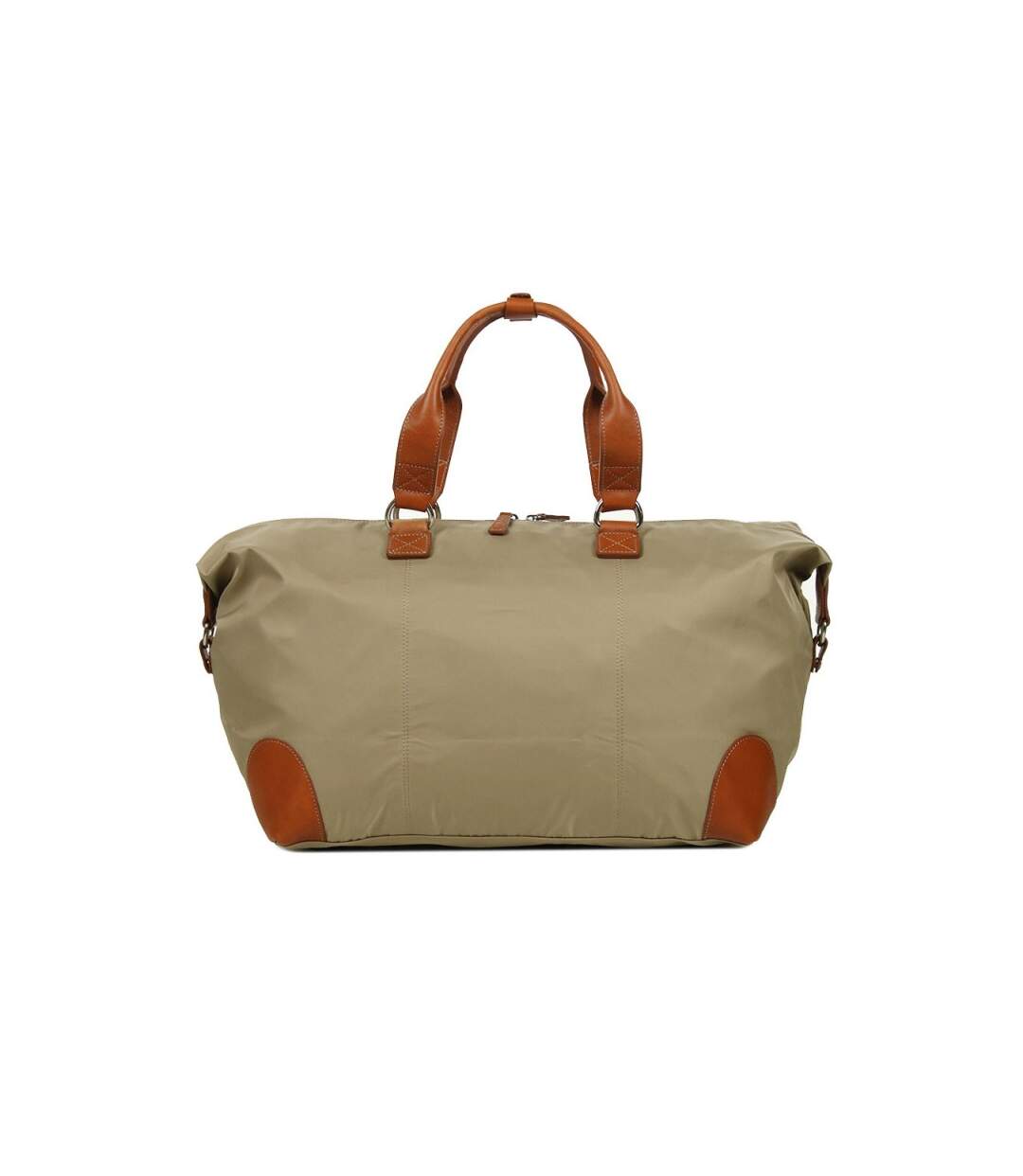 Sac week-end KATANA nylon et cuir - beige-3