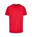 T-shirt Adulte Rouge Vif Build Your Brand-1