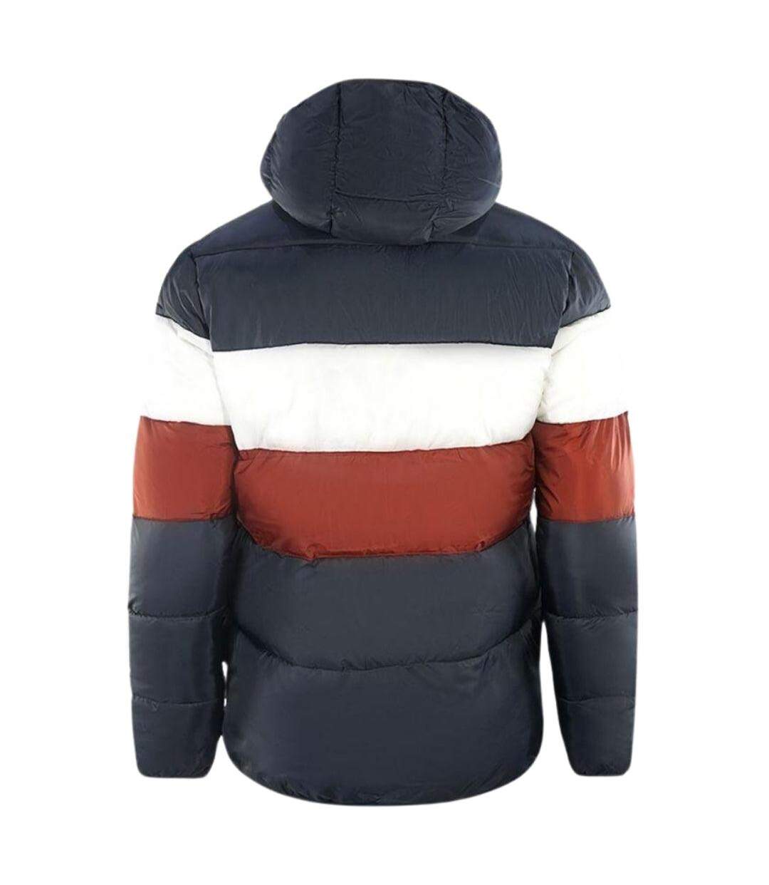 Doudoune Motif/style Blocs De Couleurs Homme Bleu Marine Foncé Blanc Rouge Lyle & Scott-2