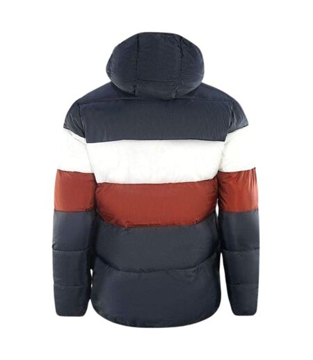 Doudoune Motif/style Blocs De Couleurs Homme Bleu Marine Foncé Blanc Rouge Lyle & Scott