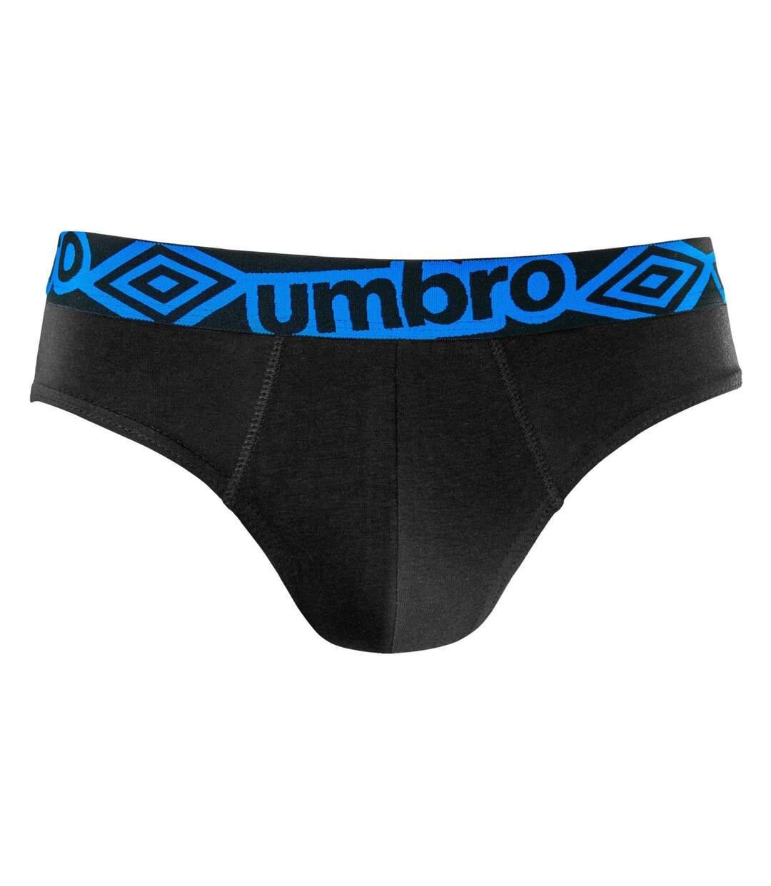 Lot de 3 slips homme en coton ceinture bleue Diamon Umbro-5