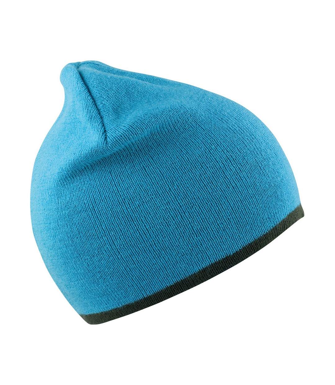 Bonnet adulte turquoise / gris Result-1