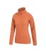 Womens/ladies camber ii fleece top rust Mountain Warehouse