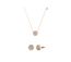 Parure et Coffret Hexagon, Zircon Blanc-1