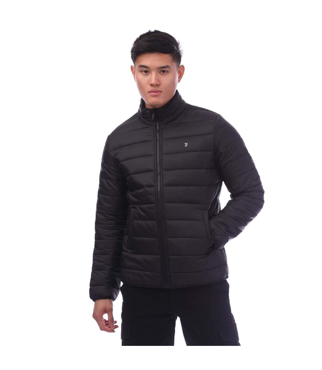 Doudoune matelassée samson homme noir Farah-1