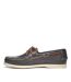 Mens Portland Martellato Full Grain Leather Boat Shoes Dark Brown Sebago-2