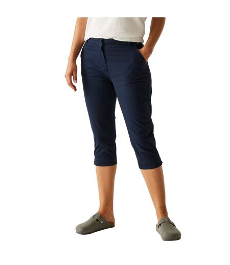 Womens/ladies Bayletta Capri Trousers Navy Regatta