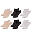 Chaussettes femme INFINITIF Qualité et Confort-Assortiment modèles photos selon arrivages- Pack de 6 Sneakers Lurex INFINITF-1