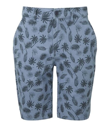 Bermuda short imprimé palmier - Homme - WB905 - bleu