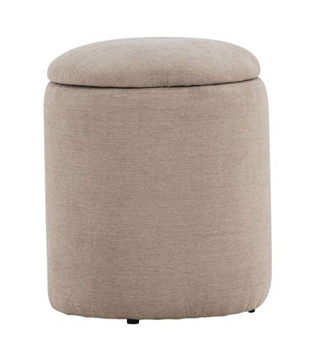 Pouf coffre en polyester Limpen