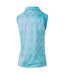 Polo femme turquoise pâle / blanc Island Green-2