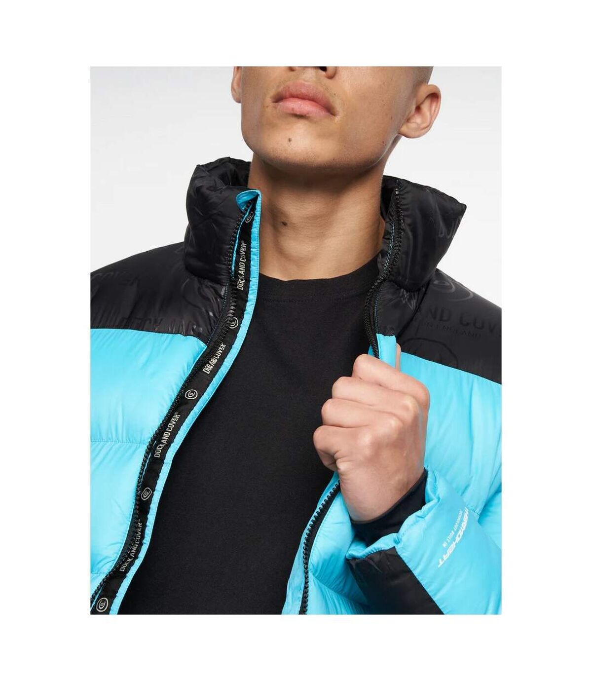 Duck and Cover Mens Synflax Puffer Jacket (Turquoise)