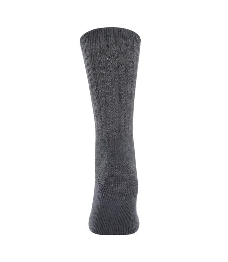 Trespass Mens Stroller Merino Wool Hiking Boot Socks (1 Pair) (Black Marl) - UTTP320