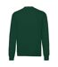 Mens classic 80/20 set-in sweatshirt bottle green Fruit of the Loom