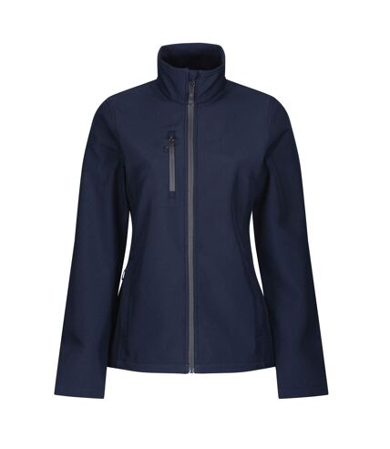 Womens/ladies honestly made softshell jacket navy Regatta