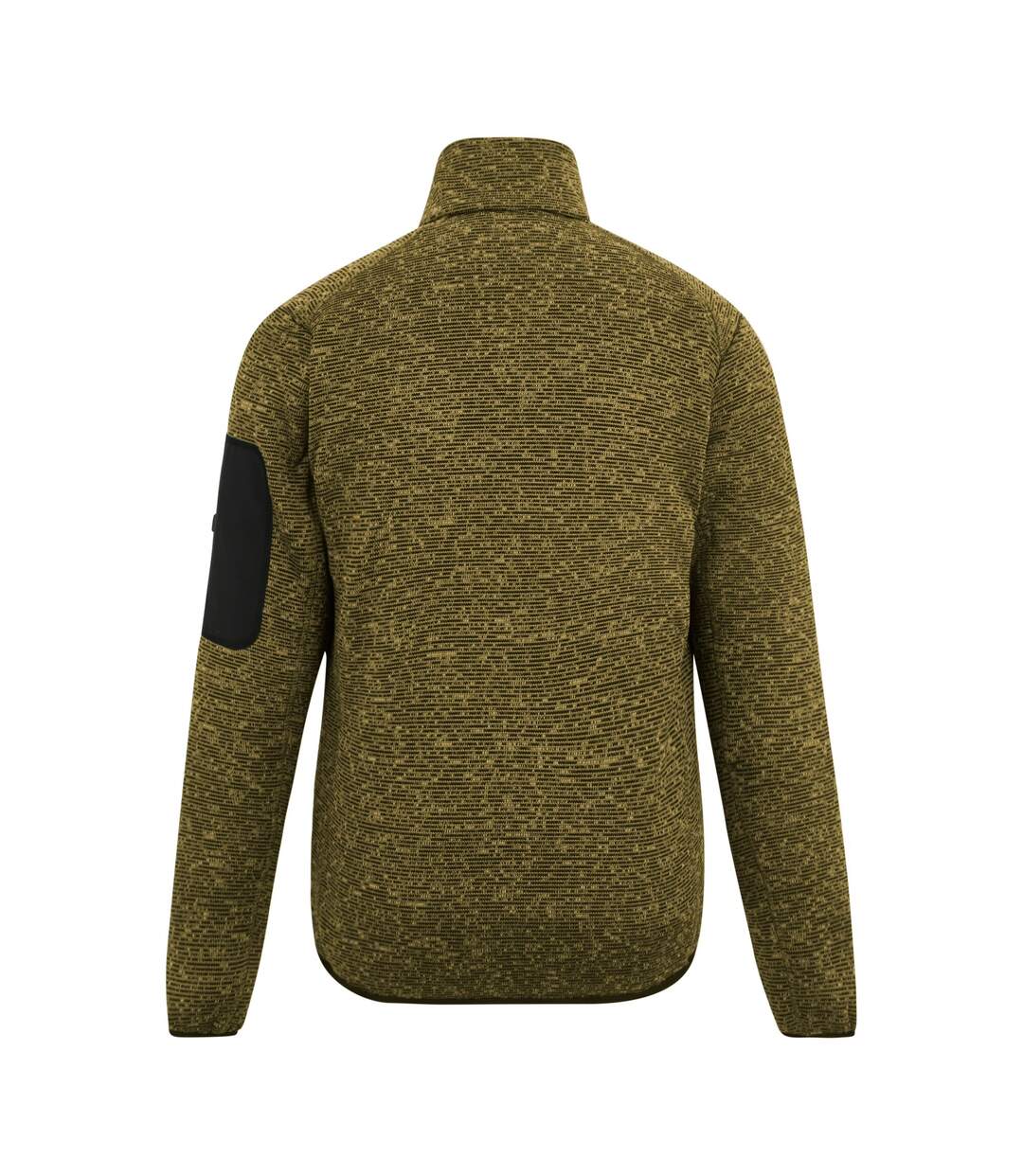 Mens Newhill Marl Full Zip Fleece Jacket Wood Brown Regatta-2
