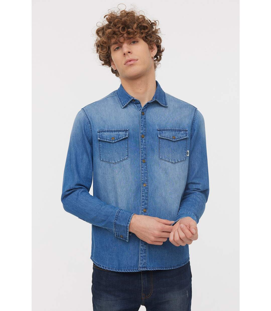Chemise Darile Ocean Blue-1