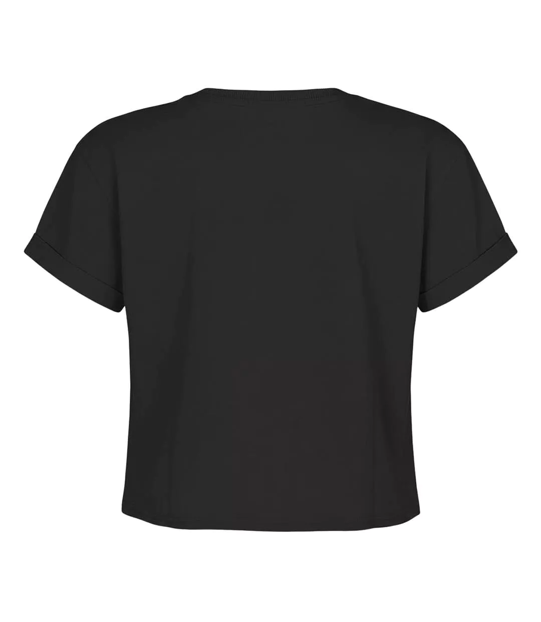 Womens/ladies 1984 Metal Logo Slaughter To Prevail Crop Top Charcoal Amplified-2