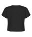 Womens/ladies 1984 Metal Logo Slaughter To Prevail Crop Top Charcoal Amplified-2