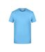T-shirt Basic Homme Bleu Ciel James And Nicholson-1