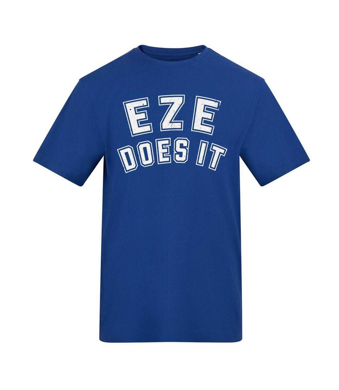 Mens Eze Does It Football T-shirt Blue AWD-1